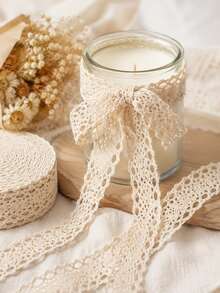 2.5 Yard Ivory Hollow Crochet Lace Trim Ribbon DIY Handmade Sewing Decoration Gift Wrapping Clothing Accessories - Lace Ribbon - View 4