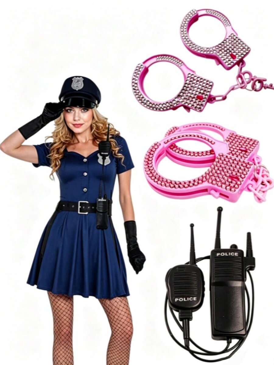 1pc/2pcs Plastic Handcuffs, Handcuffs (Pink), Fun , Suitable For ...