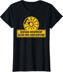 Lokale Lager,Marque,Funny - Condition Corresponds To Age And Mileage T-Shirt - 黑色 - 查看 4