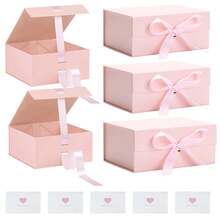 9.5" X 7.1" X 4.3" Medium Gift Box With Lid, Suitable For Mother's Day, Birthday, Wedding, Bridal Party, Graduation, Bridesmaid Gifts And Various Occasions - View 22