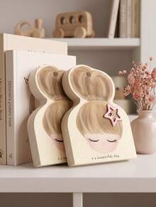 50pcs Cartoon Girl Hair Clip Display Cards, DIY Jewelry Display Cards, Packaging And Retail Cards, Perfect For Creative Projects - A - View 1