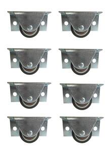 2/4/8pcs Silent Rubber Casters, Drawer Wheels, Suitable For Furniture, Cabinets, Tables, Side-Mount Low-Profile Replacement Wheels - Side-mounted Wheels - View 11