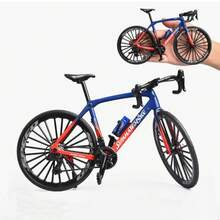 全新 1:6 比例逼真公路單車模型擺飾，精緻合金創意人偶，限量版聖誕/復活節生日男孩禮物，桌面奢華裝飾，多色迷你賽車玩具模型，收藏級玩具 - 彩色 - 查看 14