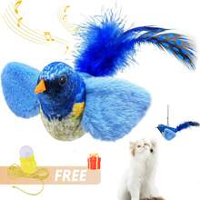 Simulation Bird Cat Toys Cats Interactive Cat Toy Realistic Bird Sound Cat Toy Plush Cat Toy Catnip Cat Toy For Cats Kitten Toy - View 9