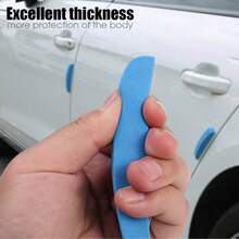 4pcs Car Door Protection Strips Anti-Scratch Bumper Stickers, Suitable For Sedans, SUVs And Trucks, Ideal For Daily Driving, Parking And Travel, Practical Vehicle Protection Accessories, Perfect For Car Decoration And Daily Use. - A - View 5