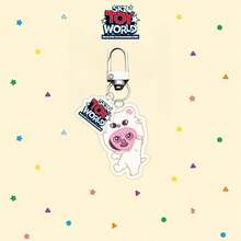 1 Set 8pcs SKZOO SKZ TOY WORLD Keychain, Cute Animal Series With Clothes Keychain Pendant, Suitable For Fans And Gifts - Multicolor - View 13