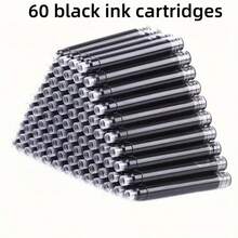 60 Ink Sacs 3.4 Mm Supplementary Ink Cartridges,Available In Black, Blue And Red Colors, Packed In Tubular Containers,Suitable For Replacing Pen Tips For Writing Purposes, Belonging To School Supplies - Ink Cartridges - View 12