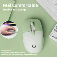 EWEADN Q1 Wireless Bluetooth Silent Mouse Ergonomic Design For Women Laptop Office Gaming Rechargeable - View 5