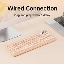 EWEADN V102Air Low-Noise Wired Mechanical Keyboard For Office Work, Stylish Design - View 7