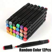 Personalized 48/24 Color Dual-Tip Marker Pen Watercolor Pen Set Professional Anime Painting Design Art Supplies - Sets - View 10