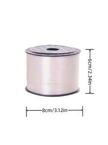 1pc Plain Balloon Ribbon, White Plastic Balloon Tie Strip, For Party Decor,Christmas - Multicolor - View 4