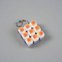 Soft Bread Keyboard Keychain Stress Relief Toy Caramel Bread Keyboard Stress Relief Toy - Crisp Sound, Click To Relieve Stress Toy Keychain - Multicolor - View 15