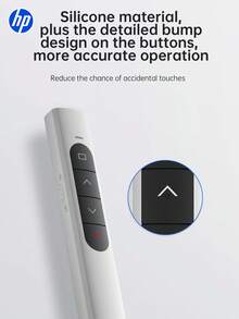 HP USB Hub Wireless Presenter Remote Control, Presentation Clicker With Hyperlink And Volume Remote Control PowerPoint Office Presentation Clicker For Keynote/PPTPC/Laptop,Free Storage Bag - View 4