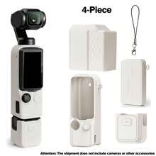 Osmo Pocket 4 / 4P Kit 套裝矽膠保護殼，柔軟矽膠螢幕與麥克風保護套，輕量防護配件組，適用 Pocket 4 - 查看 16