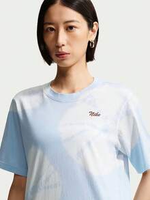 Nike 女款 AS W NSW SS TEE 短袖針織無領 T-Shirt TIW1212-407 - 淺藍色 - 查看 3