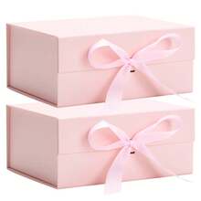 9.5" X 7.1" X 4.3" 禮品盒，附磁吸蓋卡片與碎紙填充物，適用於聖誕節、情人節、母親節、婚禮、新娘派對、畢業、生日、新年、伴娘禮物及其他場合 - 查看 13