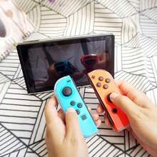 1pc Detachable Protective Shell Compatible With Switch, Split Design For NS Game Console, Controller Grip Without Electricity, Scratch-Resistant, Drop-Proof, Anti-Slip Comfortable Grip, Portable Game Controller Grip, Comfortable Gaming Experience, Game Console Accessory Shell, Anti-Slip Shock-Proof Gift For Couples, Parents, Boyfriend, Girlfriend - View 4