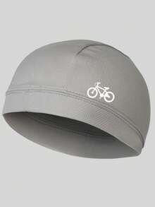 1/3pcs Bicycle Pattern Printed Helmet Liner Cap, Breathable Mesh Sweat-Absorbing Dome Knit Cap, Lightweight Helmet Inner Cap, Suitable For Road Cycling, Motorcycle Riding And Sports - Multicolor - View 10