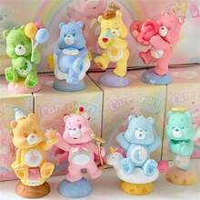 Miniso Care Bears Healing Planet Series Blind Box Mystery Box Anime Figurine Cute Model Toy Desktop Ornament Birthday Gift (Random Delivery,1pc) - Multicolor - View 2