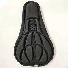 1pc Thickened 3D Sponge Bicycle Seat Cover, Breathable Hole Design Shock Absorption Anti-Slip, Multiple Colors Available, Universal For Bicycle/Mountain Bike/Road Bike - Multicolor - View 7