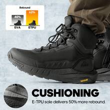 Men Military & Tactical Boots - Black - View 3