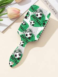 1pc Hot-Selling World Cup Football Element Printed Air Cushion Massage Scalp Detangling Hair Styling Comb - Multicolor - View 5