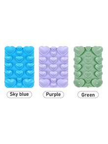 Silicone Suction Cup Phone Holder, 17pcs Silicone Single-Sided Heart-Shaped Suction Cups, Non-Adhesive Grip Design, Reusable Phone Stand, Suitable For Makeup, Fitness Display, Car And Kitchen Use. Free Attachment, Easy Adsorption On Smooth Surfaces, Single-Sided Suction Cup Design, One-Touch Attachment, No Residue - Multicolor - View 33