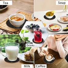 1組賽車設計木製杯墊套組－居家裝飾－獨特禮物－摩托車賽車－適合汽車愛好者、居家廚房裝飾、返校季、聖誕禮物、生日派對裝飾禮物 - 賽車杯墊(黑色款) - 查看 7
