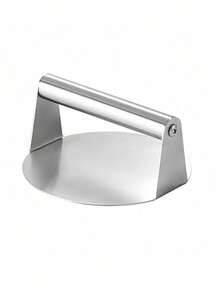 1pc Hamburger Press Mold, Stainless Steel Meat Patty Press, Hamburger Press With Stainless Steel Handle, Round Hamburger Press Mold, Stainless Steel Non-Stick Hamburger Mold, With Ergonomic Handle, Square Hamburger Press Mold - View 9