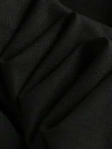 Tween Girl Cute Star Pattern T-Shirt Dress, Ruffle Short Sleeve Casual Sun Dress, Soft And Comfortable Fabric, Sweet Dress Suitable For Summer School And Daily Wear - Black - View 6