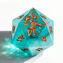 Set Dadu Resin D&D, Dadu Permainan Peran (RPG) Sharp Edge (D&D) - MultiWarna - View 5