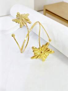 1pc Elegant Simple Dual-Layer Rhinestone & Metal Arm Cuff, Fashion Jewelry For Women, Vacation, Party, Beach - Yellow Gold - View 10