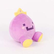 BIUBLIULAND 7 Inch Cute Purple & Yellow Round Plush Doll With Crown, Soft Cartoon Plush Doll, Suitable As Gift For Children And Adults - Multicolor - View 10