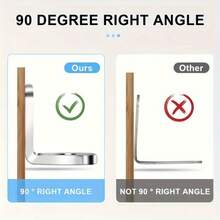 30pcs L-Shaped Right Angle Corner Brackets, Triangular Support Fixing Brackets For Cabinet Shelves, Furniture Tables, Chairs, Storage Racks, Wood Board Splicing Connectors, Furniture Board Right Angle Installation Accessories, Shelf Load-Bearing Fixing Connectors - Silvery - View 10