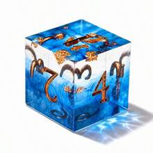 Set Dadu Resin D&D, Dadu Permainan Peran (RPG) Sharp Edge (D&D) - MultiWarna - View 3