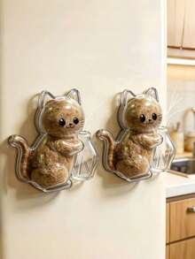 1pc Cat Whisker Storage Bottle Magnetic Refrigerator Magnet Storage Bottle Pet Hair Refrigerator Magnet Accessory Cat/Dog Hair Collection Bottle Pet Memorial Bottle (Pet Hair Not Included) - Multicolor - View 8
