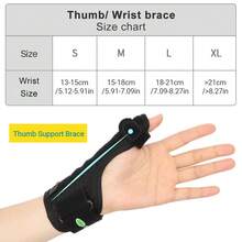 COFOE Adjustable Thumb & Wrist Support Brace, Breathable Mesh Thumb Stabilizer With Removable Aluminum Splint, Soft Fabric And Hook-And-Loop Straps For A Comfortable Fit, Black, Everyday Support - Black - View 6