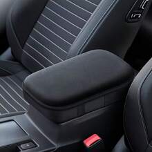 Premium Black Thickened Car Armrest Pad, Ultra-Soft And Comfortable, Essential For Road Trips. This Soft And Comfortable Armrest Pad Provides A Great Driving Experience, Relaxes Arms, And Is Easy To Install. Suitable For Rear-Opening Armrest Boxes - Multicolor - View 7