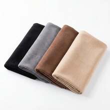 4pcs Double-Sided Fleece Neck Warmer Face Mask, 4 Colors, One Size - Multicolor - View 2
