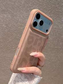 時尚棕色豹紋手機殼，適用於 iPhone 18 Pro Max/18 Pro/18/17 Pro Max/17 Pro/17 Air/17/16/16 Pro Max/16 Plus/16 Pro/16E/15/15 Pro Max/15 Pro/15 Plus/11/12/13/14 Pro Max/12 Pro/12 Pro Max/13 Pro/13 Pro Max/14 Pro/14 Pro Max，軟殼 - [棕色]豹紋 - 查看 5