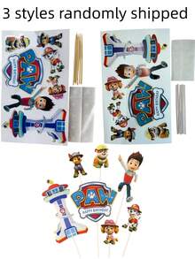 7/13/14/17/21/24pcs Paw Patrol Cake Toppers, Suitable For Parties, Birthdays, Celebrations, Mother's Day And Other Occasions - Cartoon - View 13