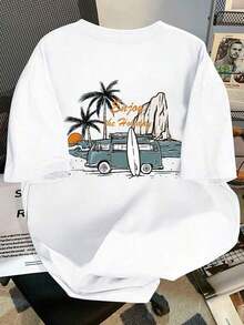 Women T-Shirts - 白色 - 查看 1