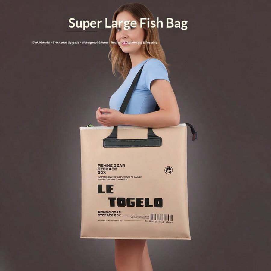 1 buah Tas Penyimpanan Portabel, Tas Penjaga Ikan, Tas Pancing Genggam, Tas Ikan Multifungsi, Tas Ikan Hidup Tahan Air, Penjaga Ikan Penyimpanan Portabel, Tas Perlengkapan Pancing Umpan - MultiWarna - View 1