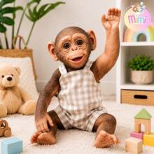 BONECO MACACO - Castanho - Visão 1