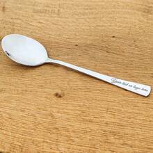 Custom Ice Cream Shovel Spoon, Personalised Funny Father's Day Gifts For Dad And Grandad, Bespoke Engraved Metal Ice Cream Scoop, Custom Name Engraved Dessert Utensil, Novelty Humorous Male Keepsake Present, Durable Stainless Steel Kitchen Accessory - Multi-color Stainless Steel Spoon - View 4
