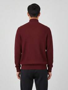 Adidas Men's WUZONG WEN FZ S Knit Jacket Without Hood KG0801 - Red - View 2