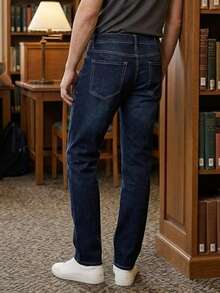 Men Jeans - Dark Wash - View 2