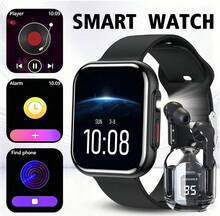 NcmRyu Set Jam Tangan Pintar Olahraga + Earphone, Layar HD 1,83 Inci, Jam Tangan Pintar Unisex, Baterai 260mAh, Senter Luar Ruangan, Berbagai Mode Olahraga, Jam Tangan Pintar Multifungsi, Jam Tangan Pintar Gaya Olahraga Kompatibel dengan Android dan iOS - View 12