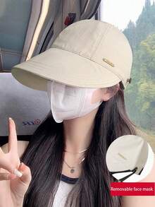 寬帽簷棒球帽 女款快乾防曬帽 UV 防護 春夏款 - 彩色 - 查看 11