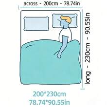 1件夏季涼感被，專為熱敏感人士設計，輕盈透氣，適用於臥室、沙發、旅行，可機洗，透氣不悶汗 - 湖綠 - 查看 11